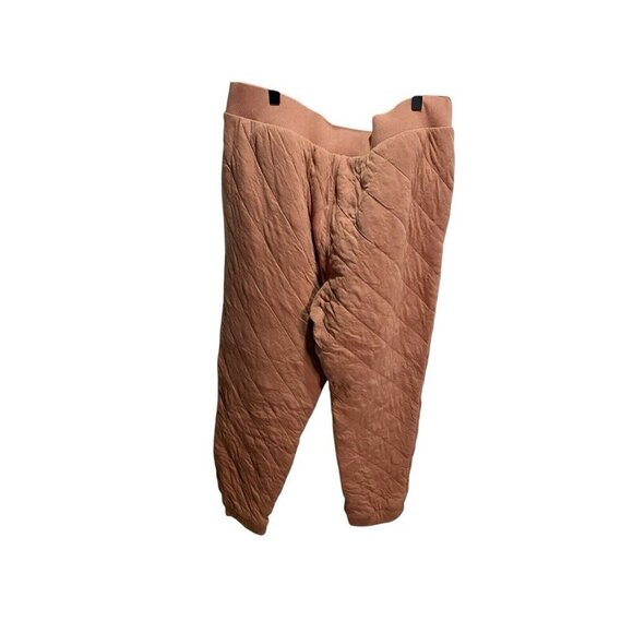 Universal Thread Womens XL Quilted Jogger Pants Coral Thick Ankle Cozy - Picture 5 of 5